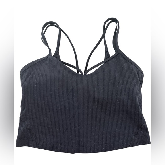 Lululemon Align Strappy Ribbed Tank Top Black Size 4 - Picture 7 of 7